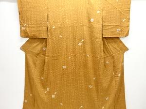 アンティーク　錦紗梅模様着物